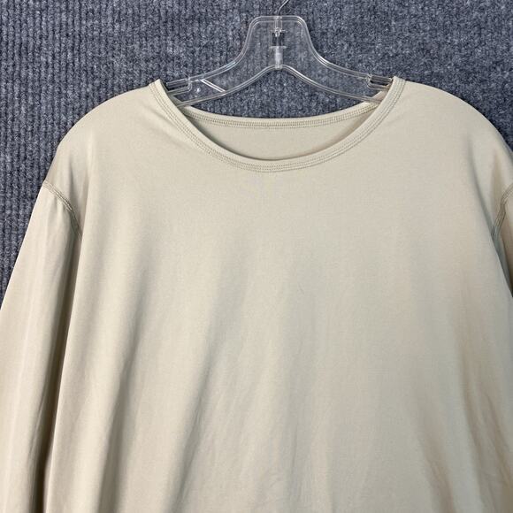 Peckham Mens Polartec Cold Weather Undershirt Size Large Long Tan Layering - Picture 2 of 9